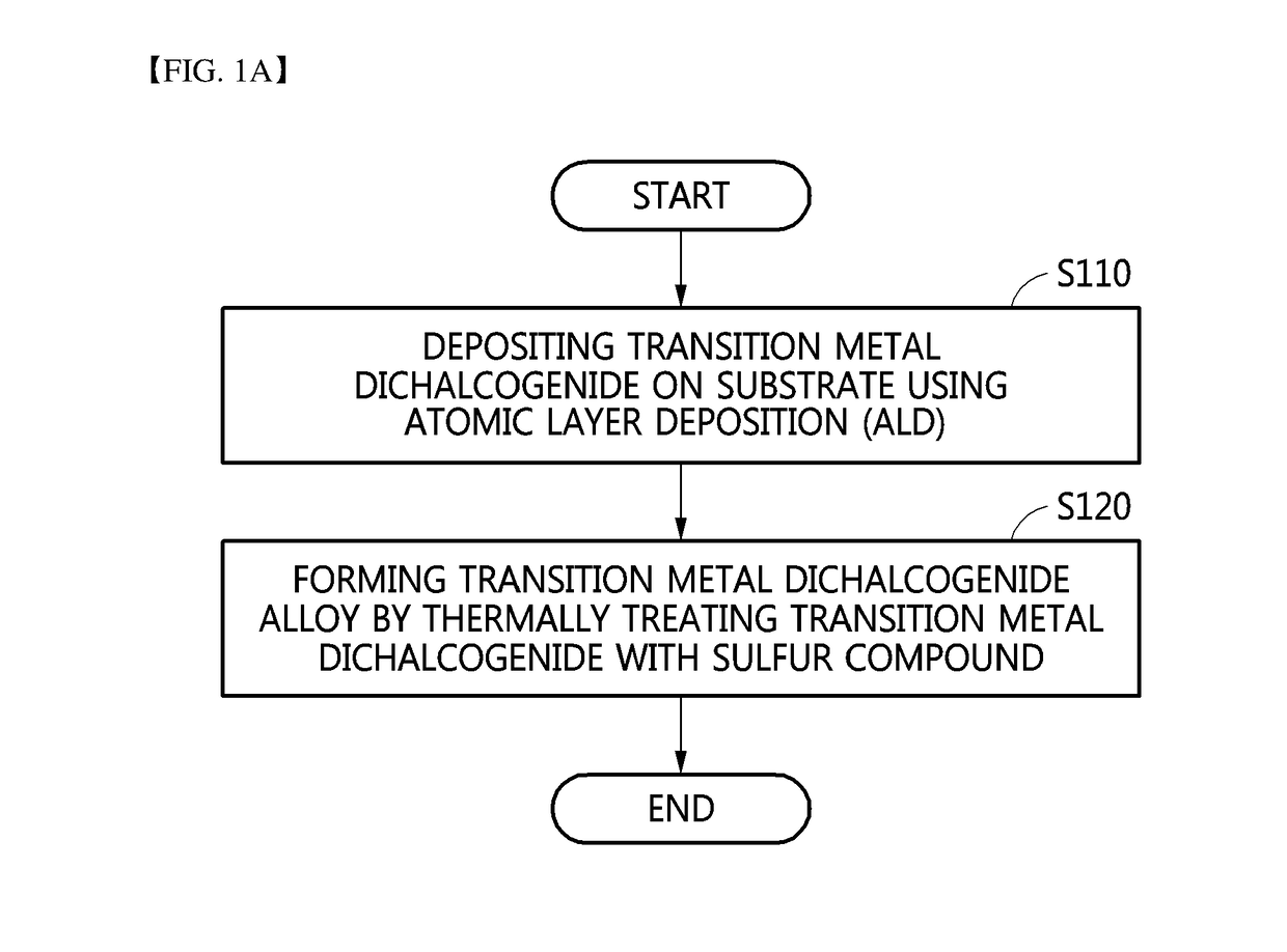 Transition metal dichalcogenide alloy and method of manufacturing the same