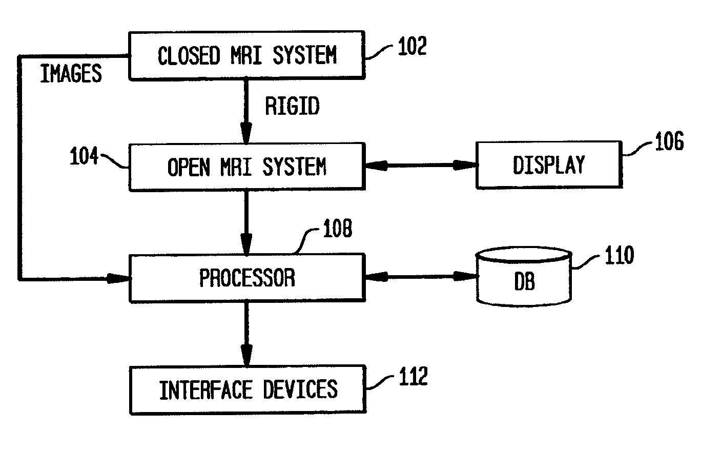 Method of registering pre-operative high field closed magnetic ...