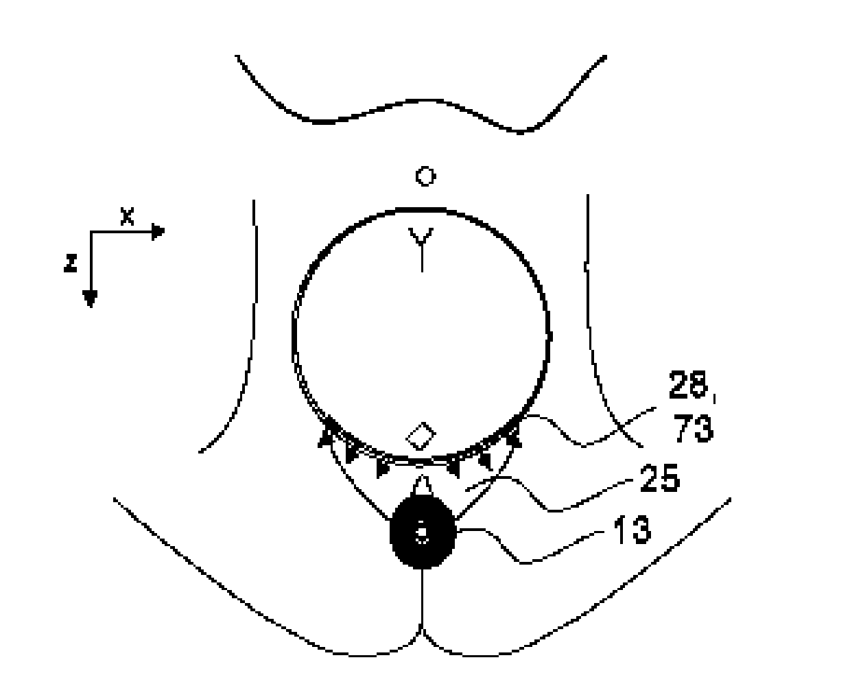 Device for tissue damage protection during child delivery