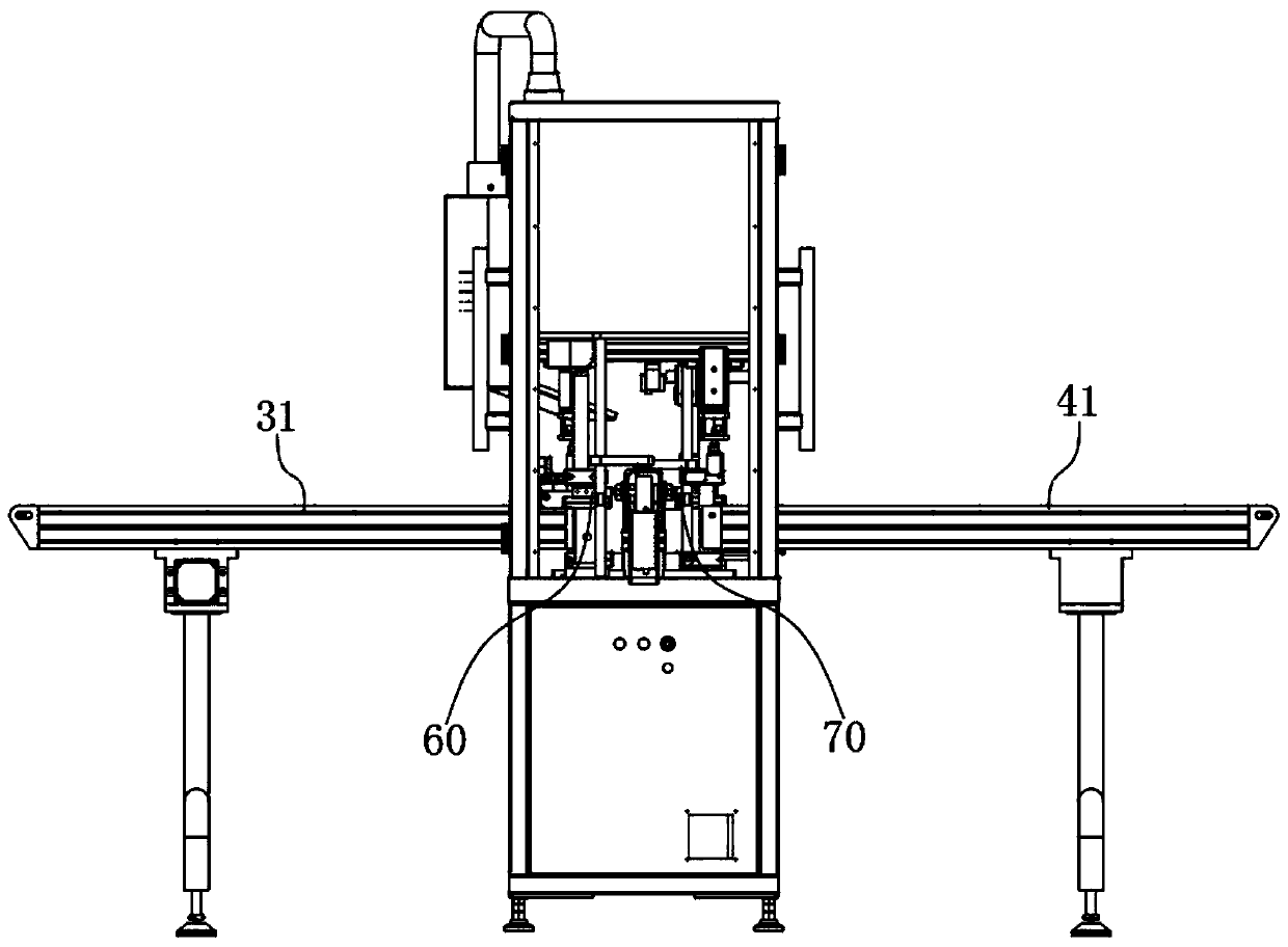 Product pallet entering machine