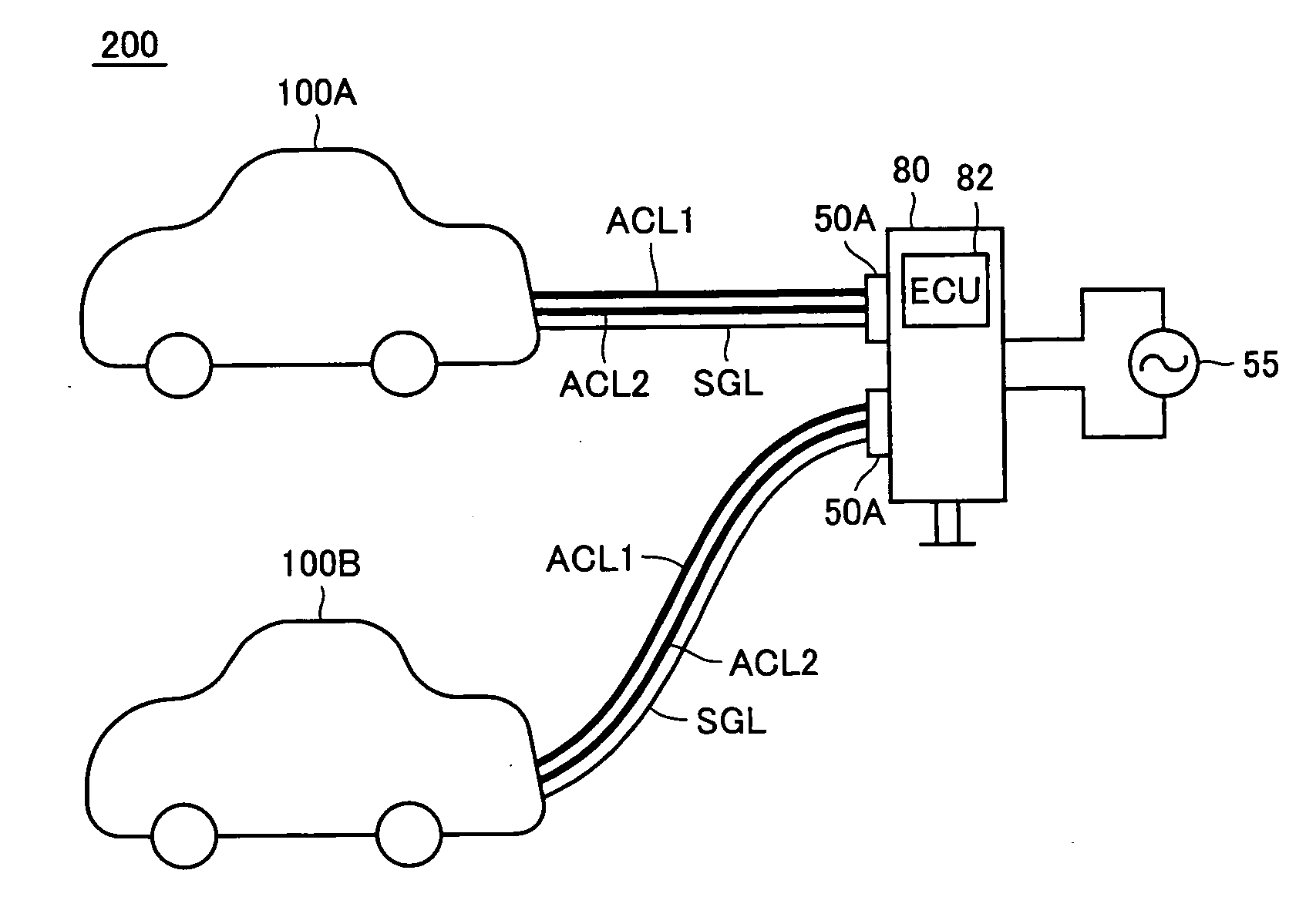 Charging Device, Electric-Powered Vehicle, and Charging System