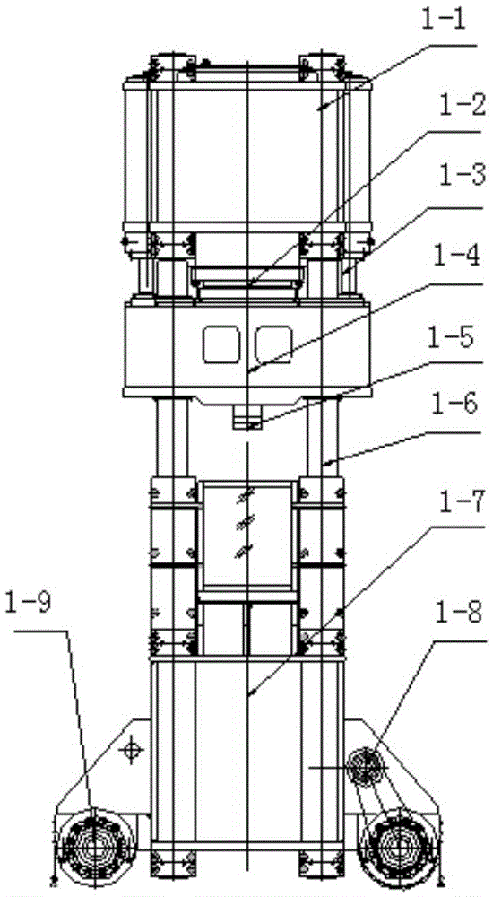 Self-propelled automatic pressure straightening machine for gantry