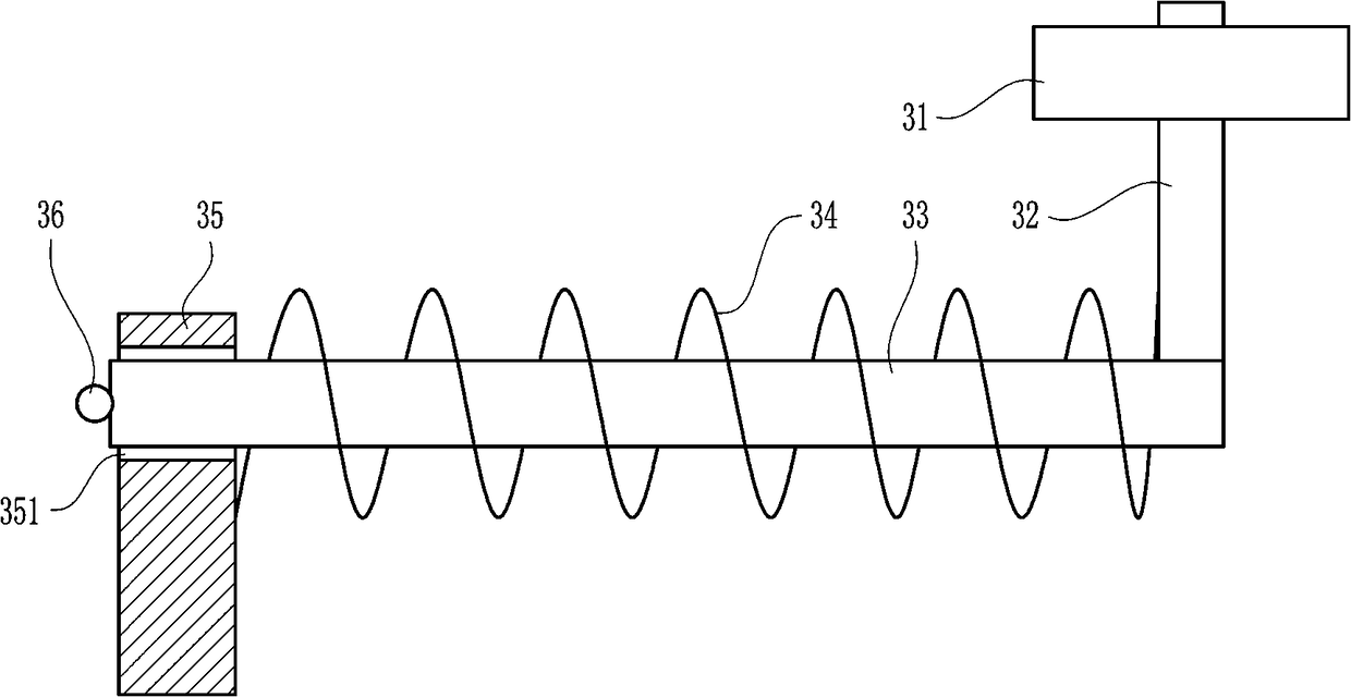 Movable stirring device for resistor production raw materials of electronic components