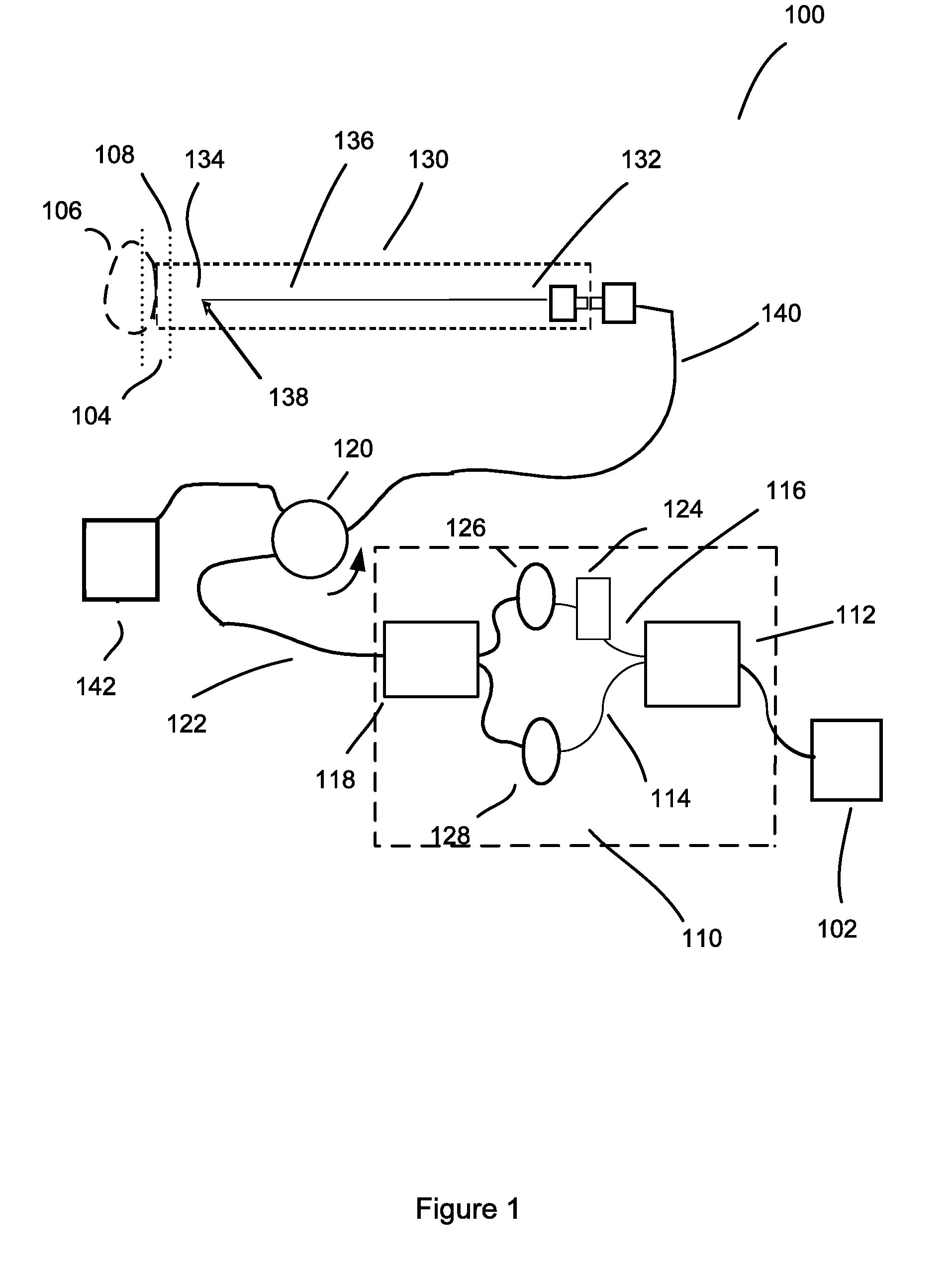 Common path time domain optical coherence reflectometry/tomography device