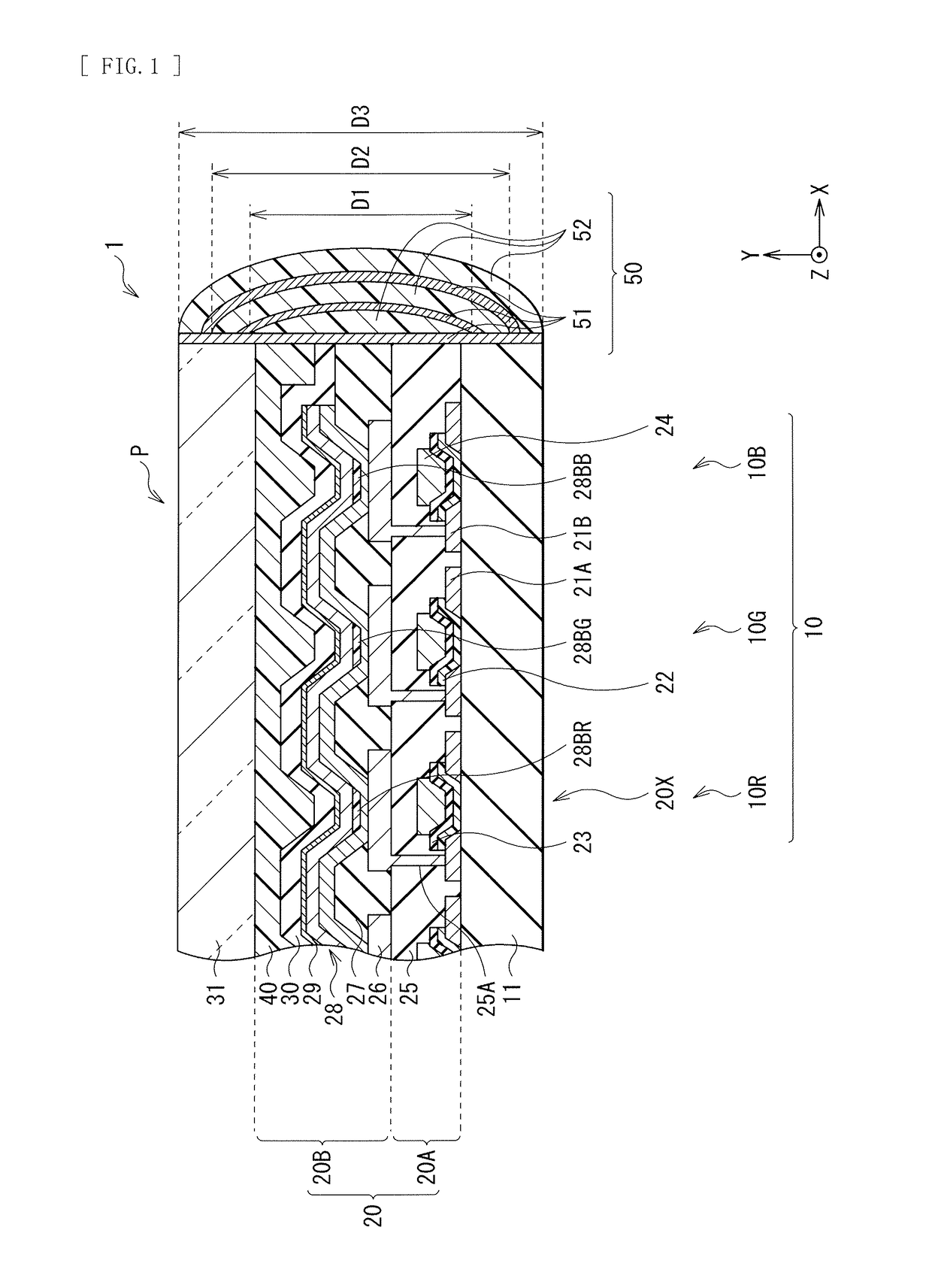 Organic el display unit, method of manufacturing the same, and electronic apparatus