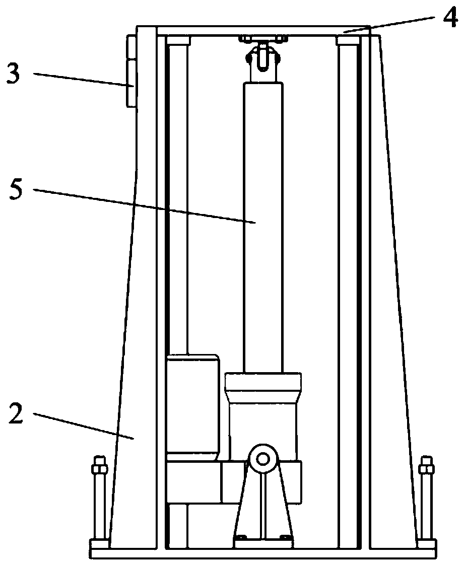 Movable straddle type monorail electric induction type train body supporting device