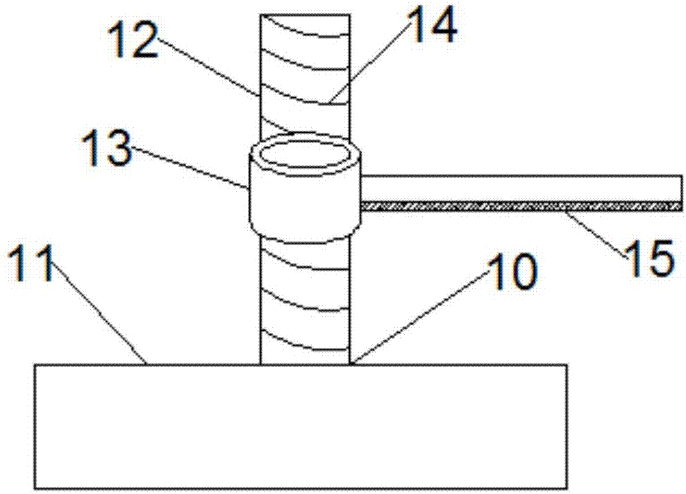 Rapid-focusing objective table device of microscope