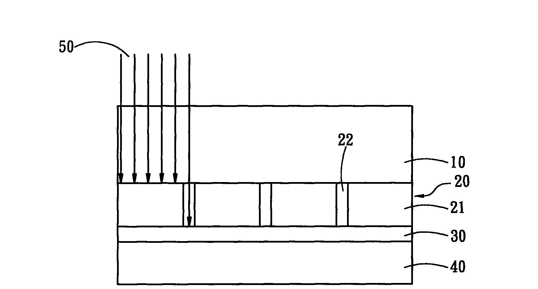 Method of laser lift-off for light-emitting diode