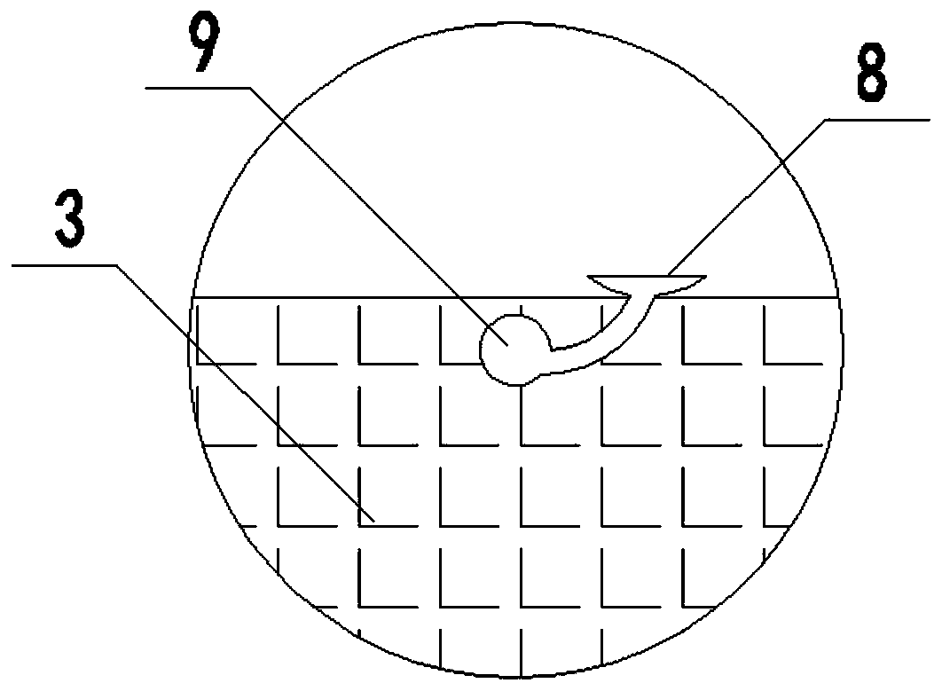 Simple bridge expansion joint structure