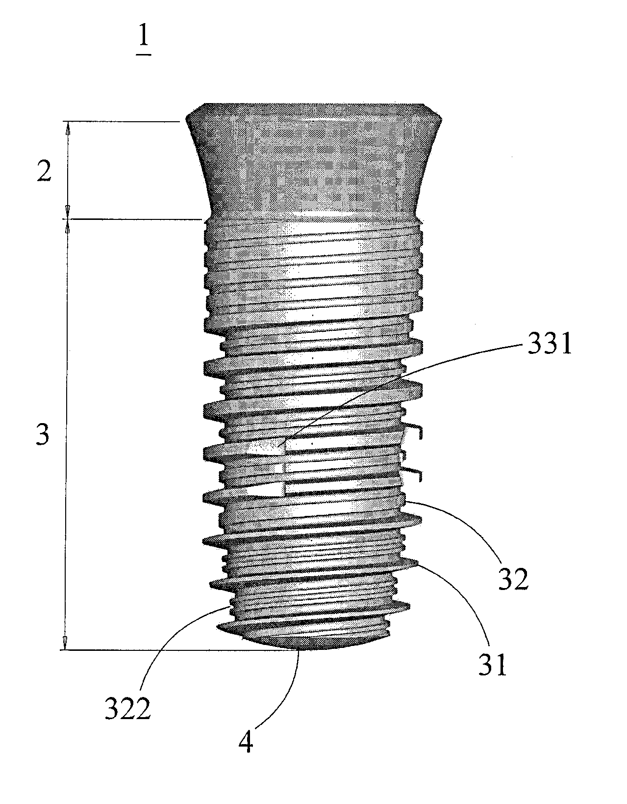 Artificial root for dental implantation and method for manufacturing the same