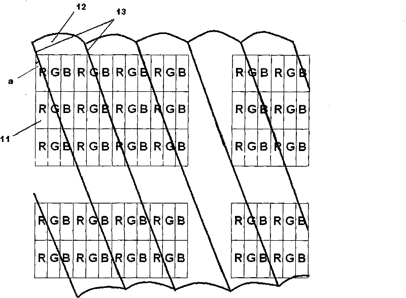 Three-dimensional stereo display device