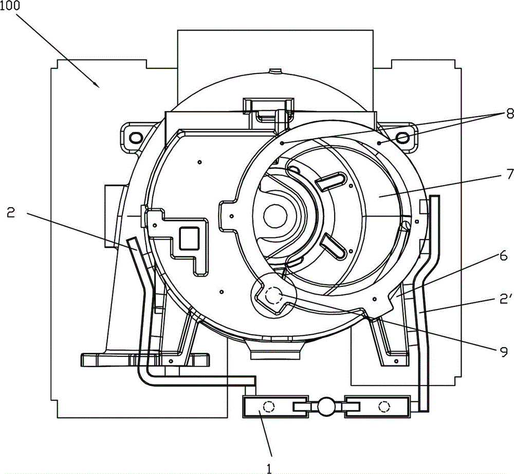 Process for casting gearbox body of centrifugal compressor