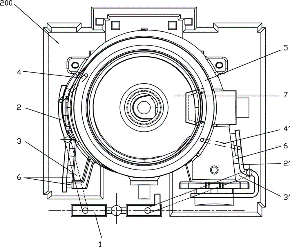 Process for casting gearbox body of centrifugal compressor