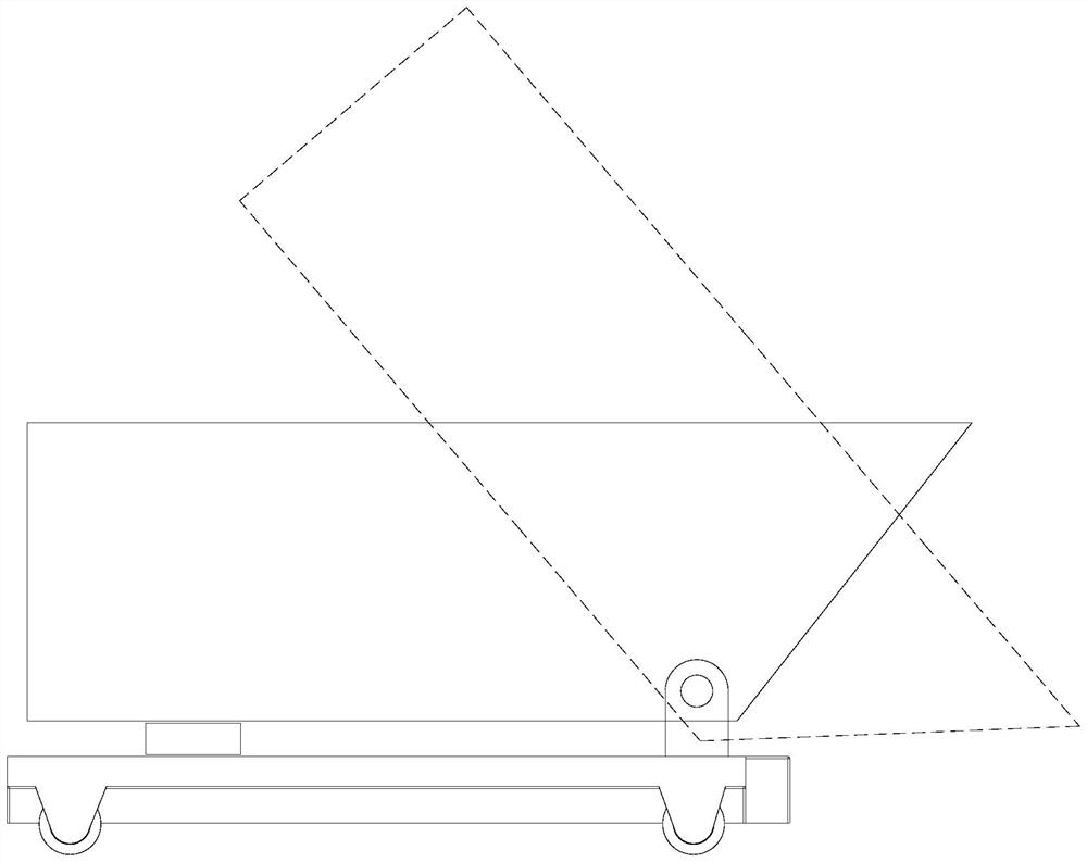 Rail type cart device for building engineering construction