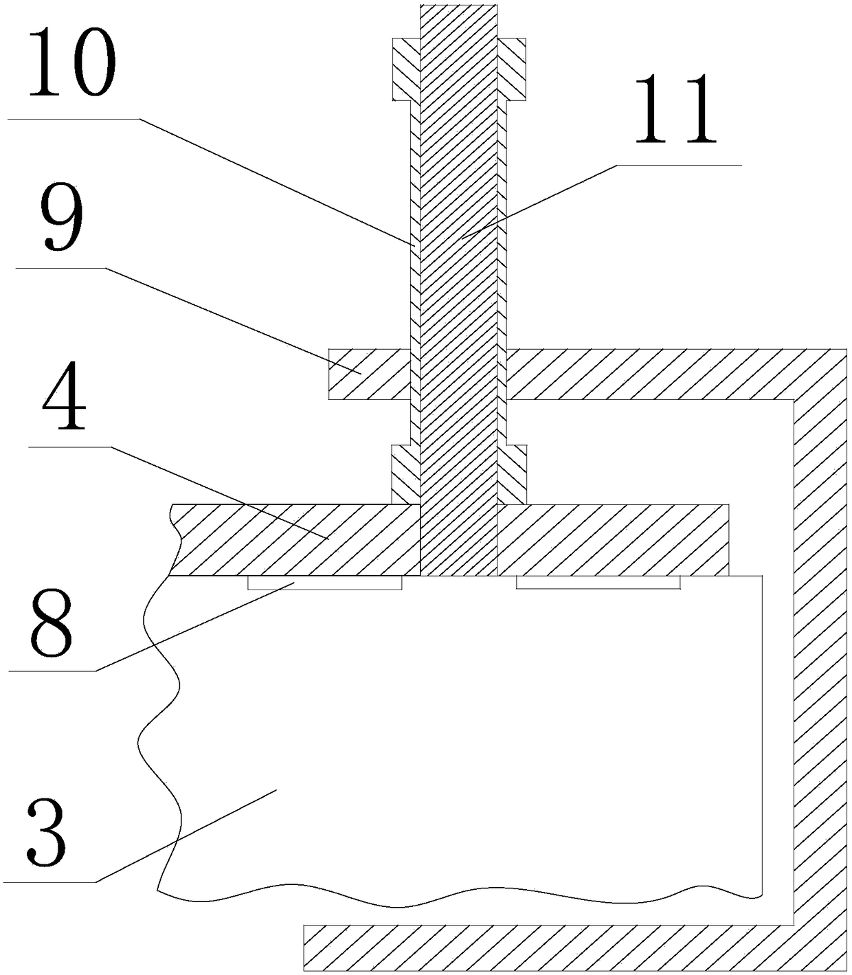 Pressurized water reactor nuclear power plant steel plate concrete structure module forming tool and forming process thereof