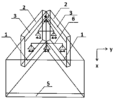 Regular triangular greenhouse solar chimney ventilating system