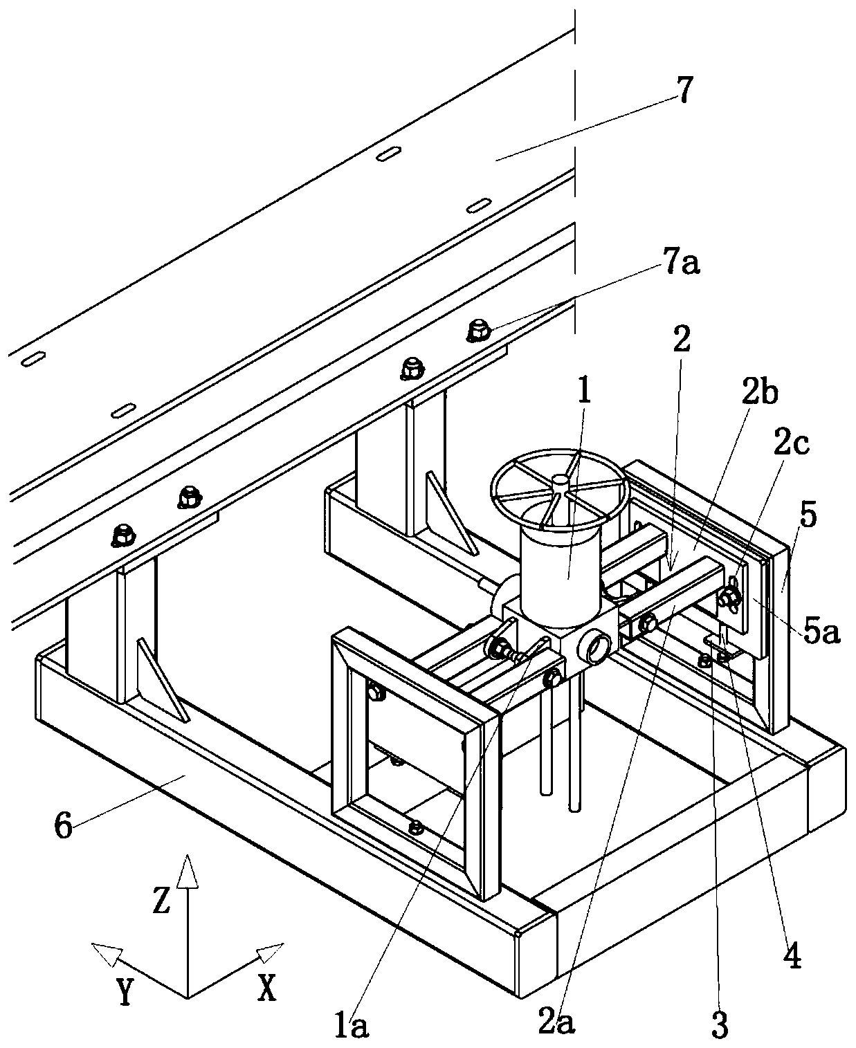 Three-dimensional manual adjusting device