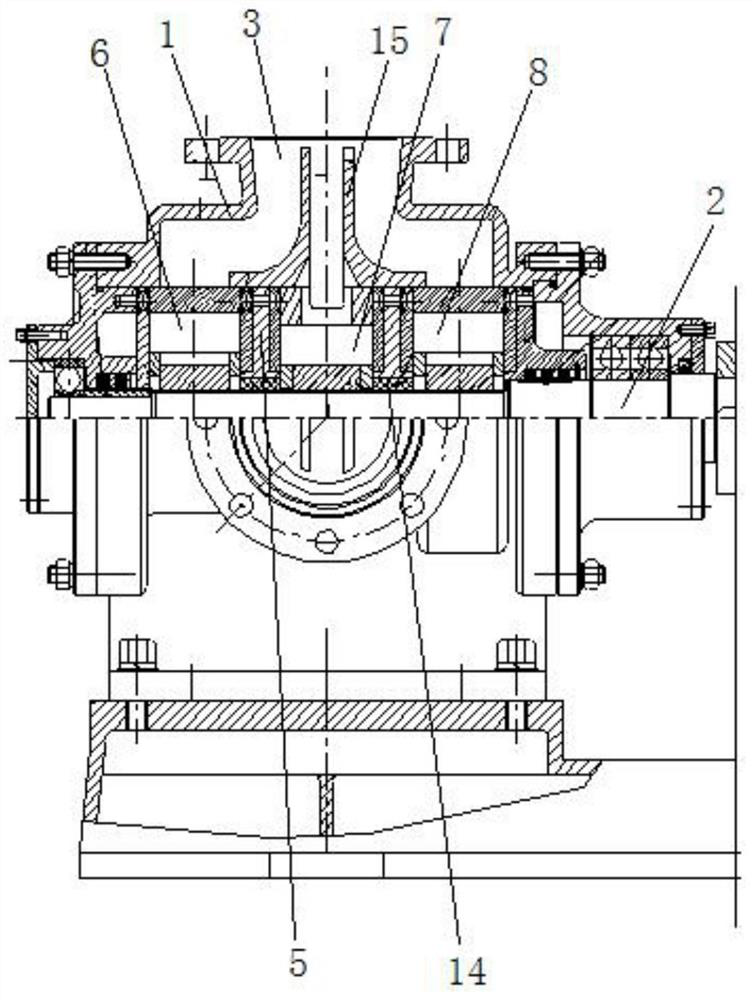 Triple eccentric sliding vane oil delivery pump