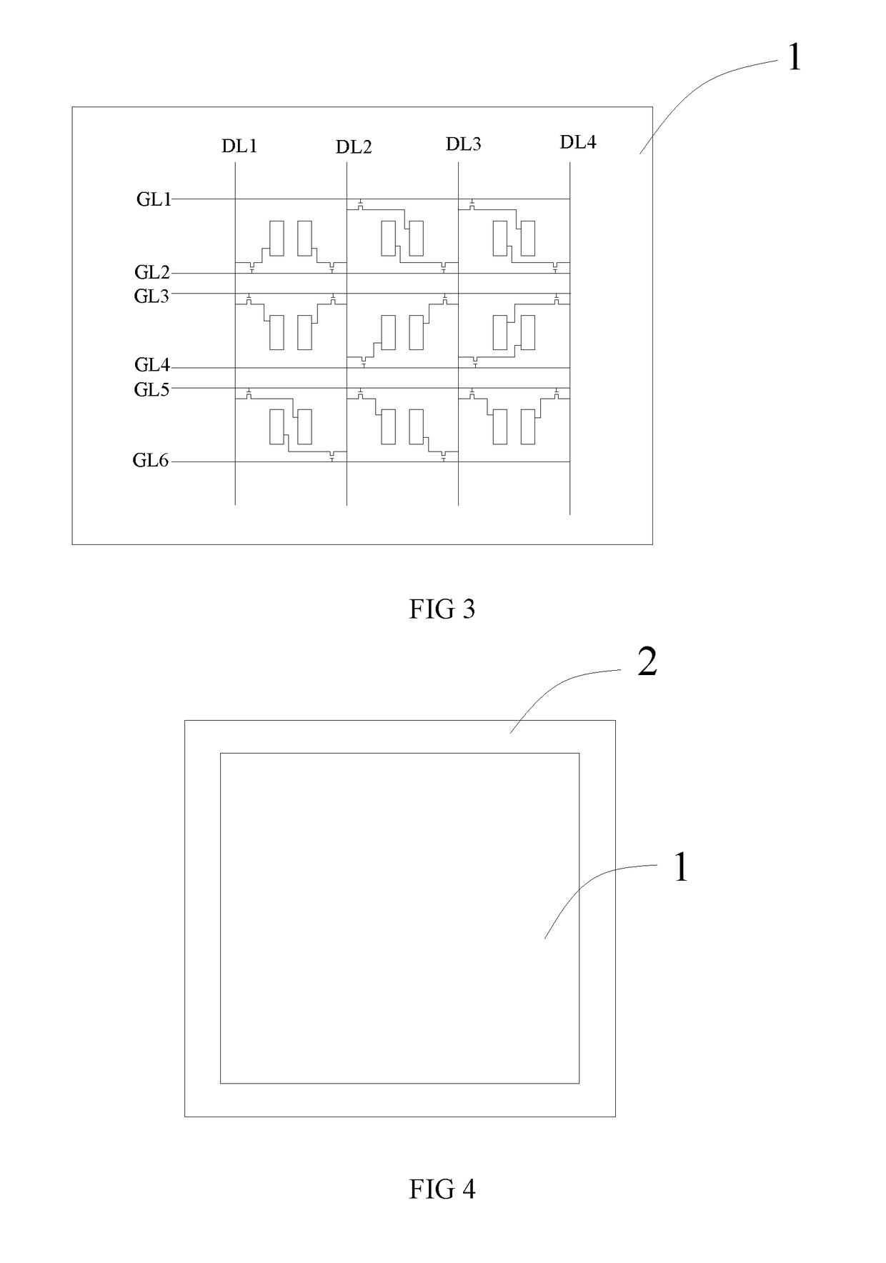 Data line share (DLS) array substrates and the display devices thereof