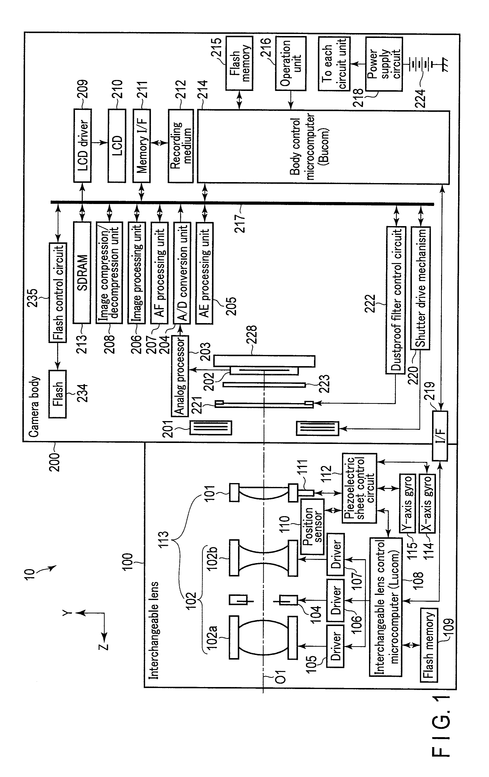 Driver and image instrument