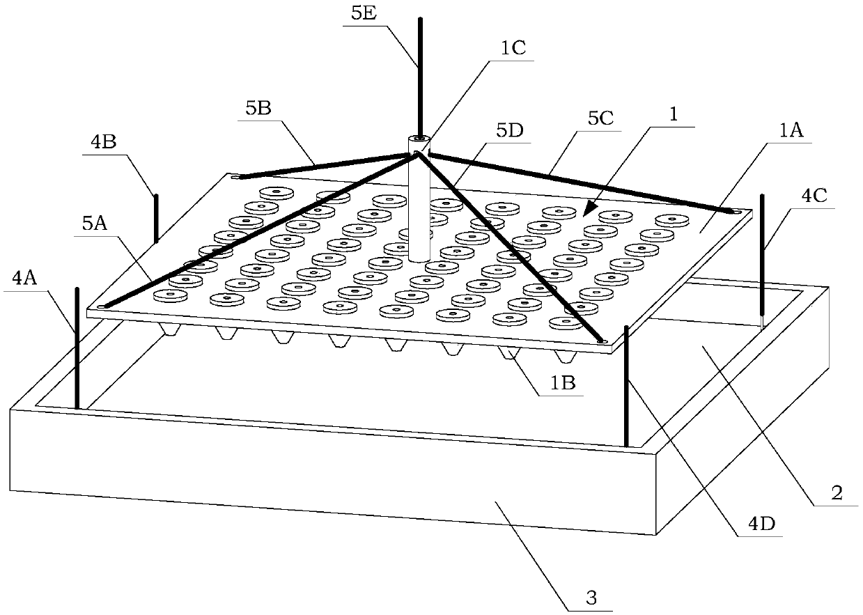 Spray preparation method of industrialized and anti-stripping largesuper-hydrophobic surface