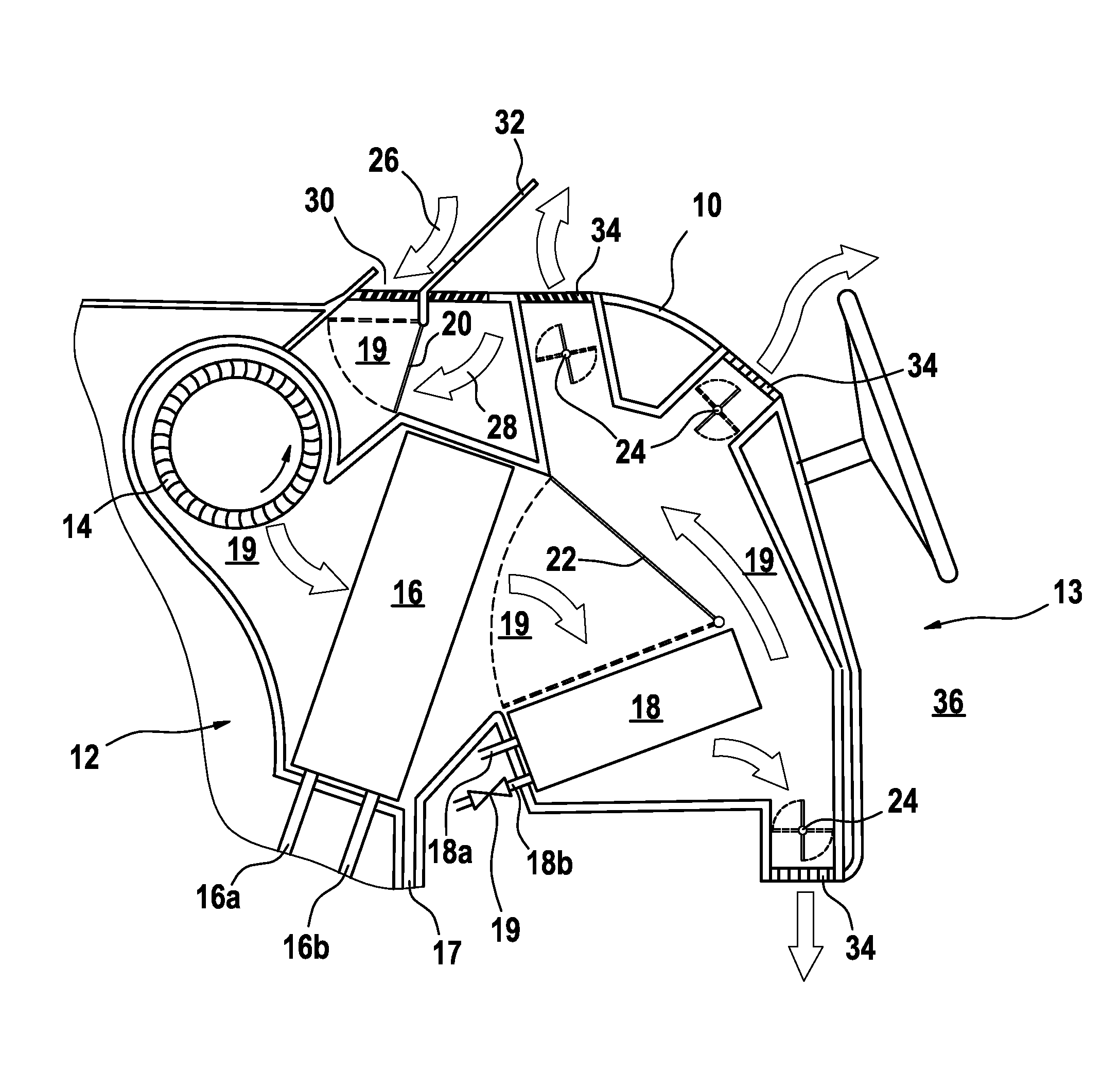 Device for controlling the ventilation apparatus for a motor vehicle interior