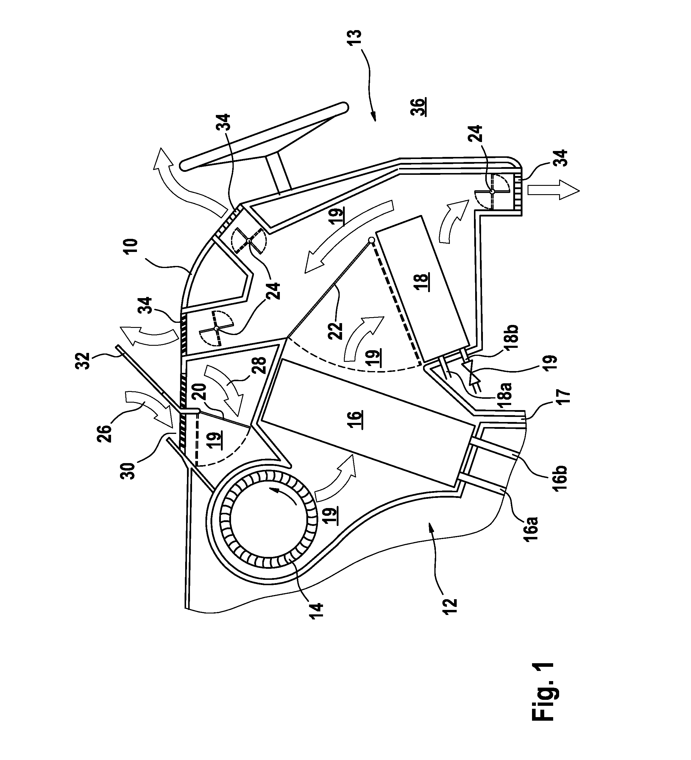 Device for controlling the ventilation apparatus for a motor vehicle interior