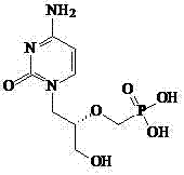 A kind of synthetic method of antiviral drug cidofovir