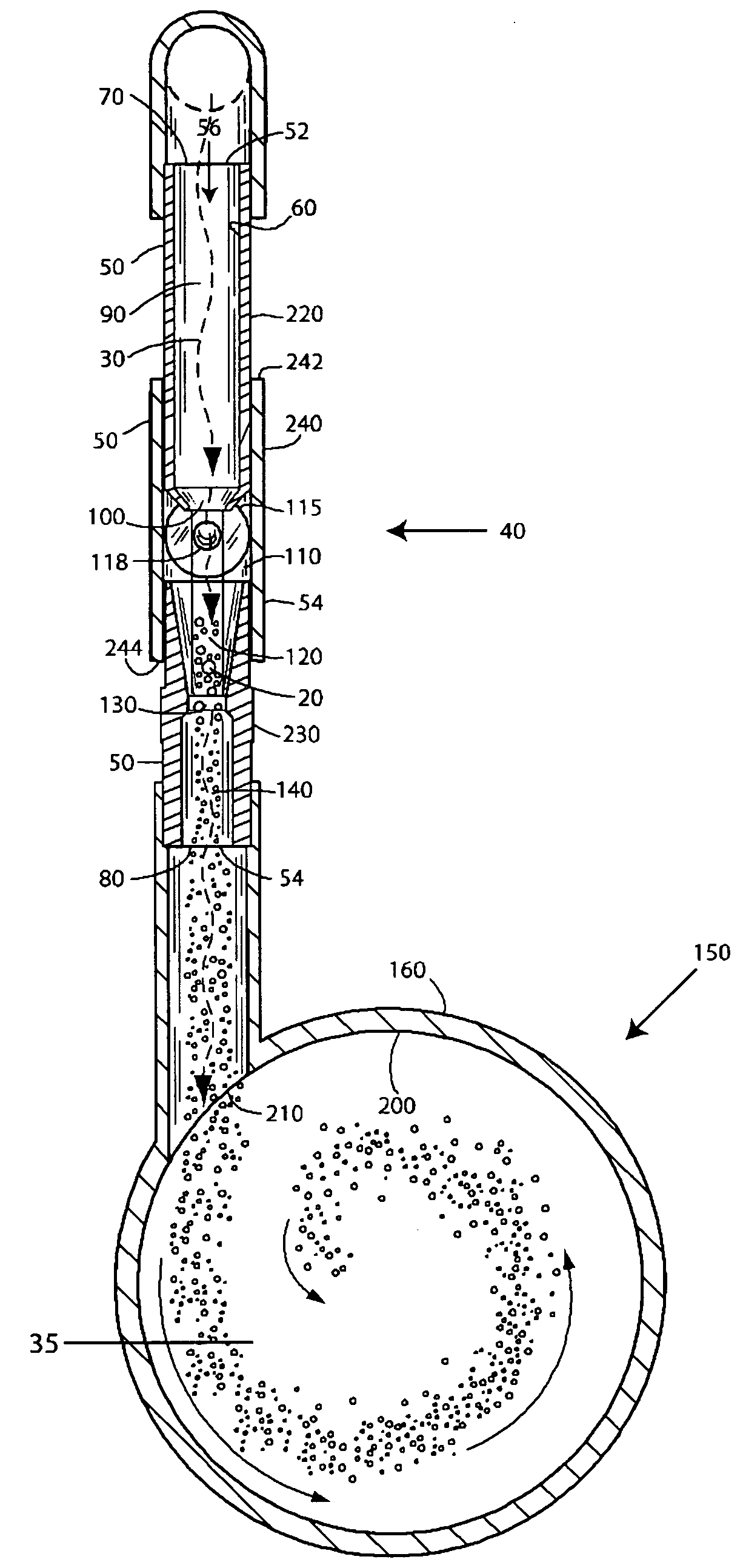 Two-stage injector-mixer