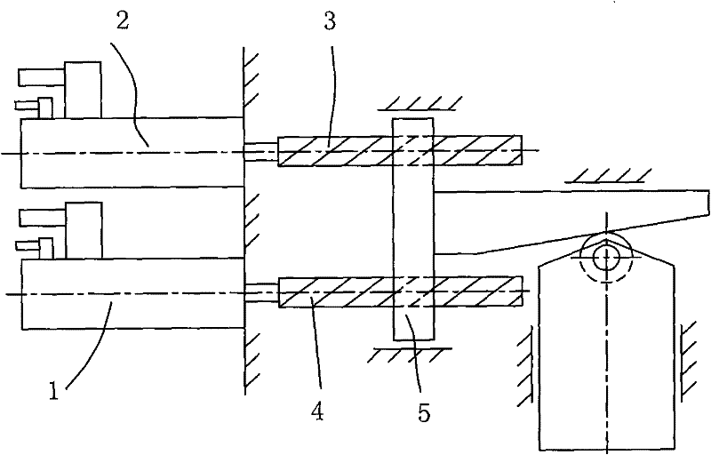 Power mechanism for large-tonnage mechanical servo numerical control turret punch press