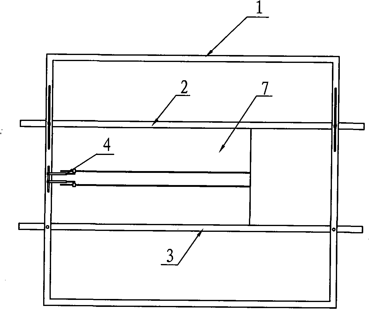 Special device for thermal infrared imager test of laminate