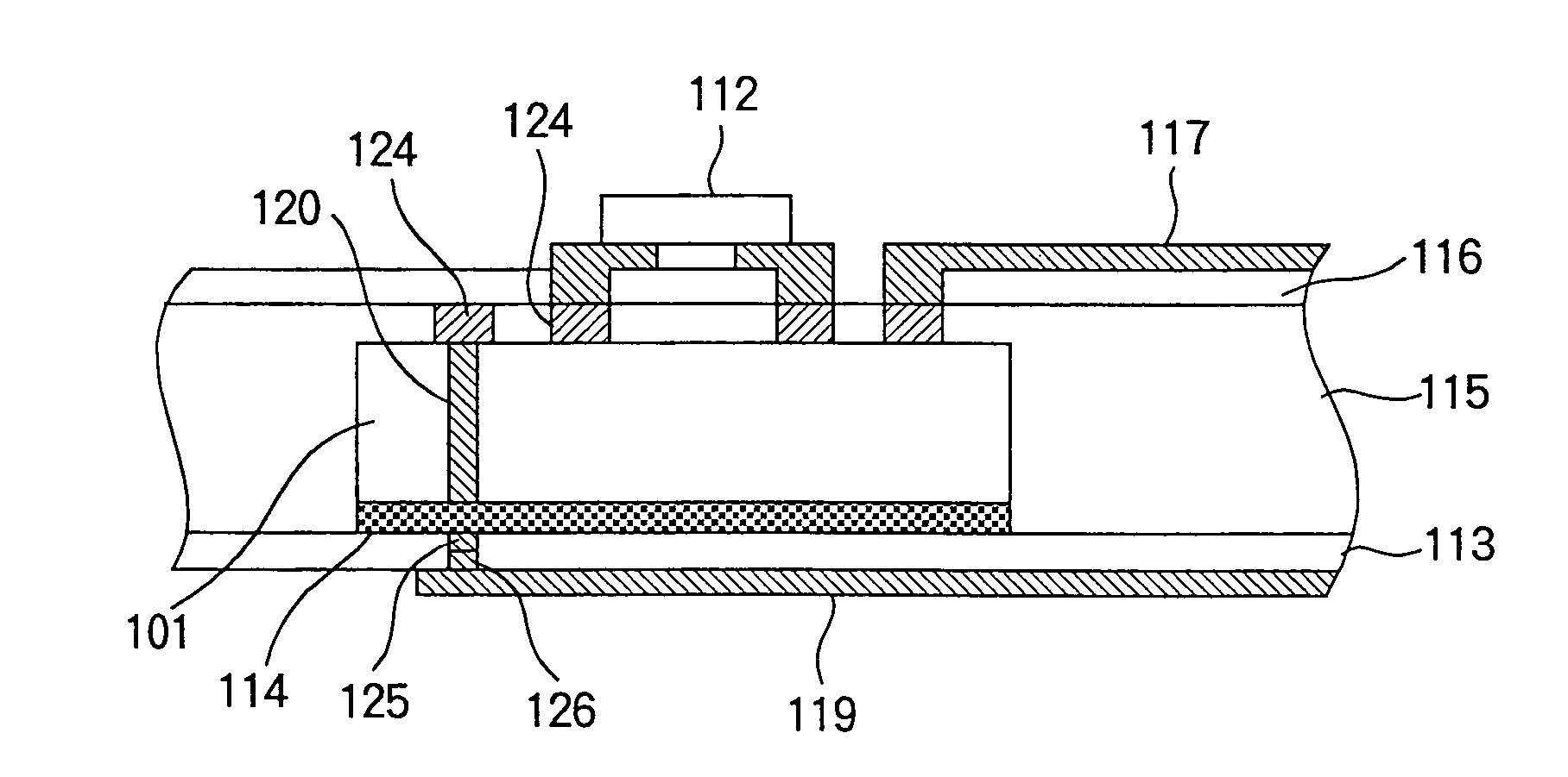 Circuit board with embedded component and method of manufacturing same