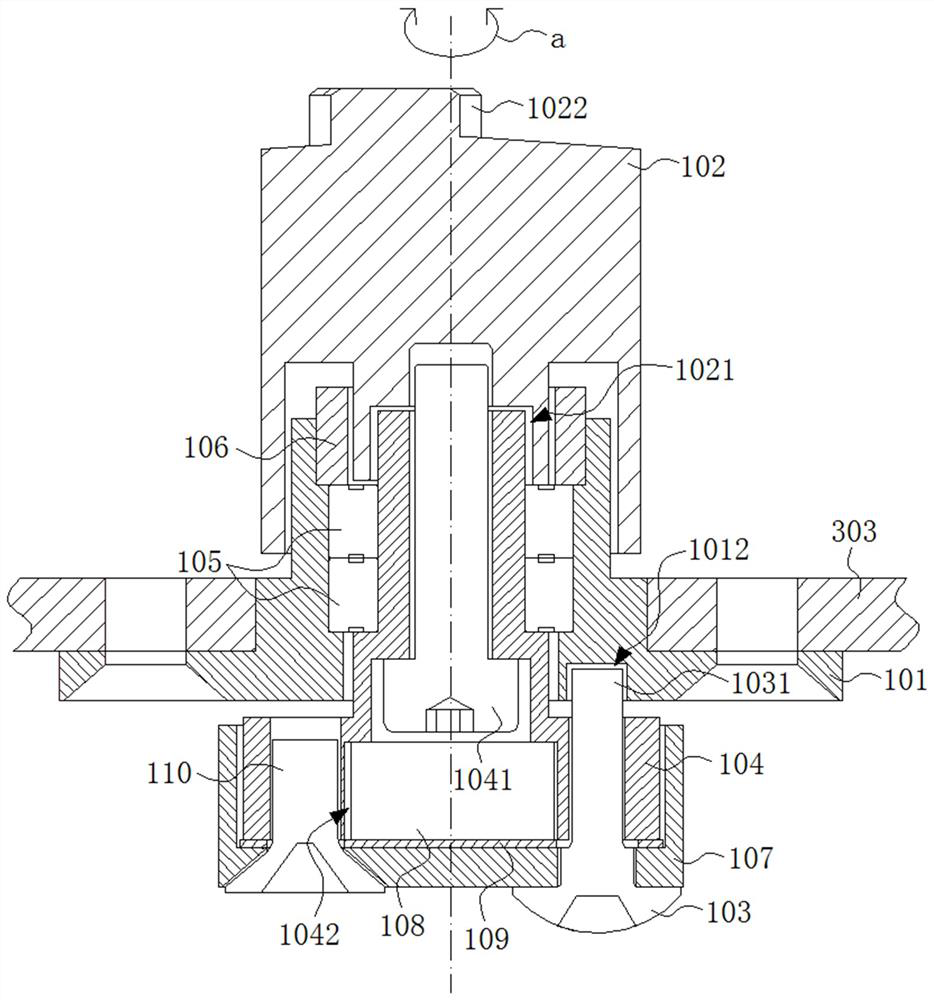 Magnetic clamping block and semiconductor substrate cleaning device