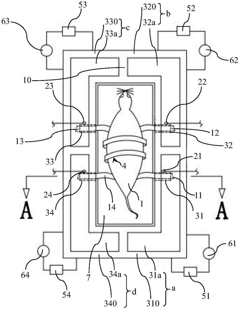 Animal cold stress test device