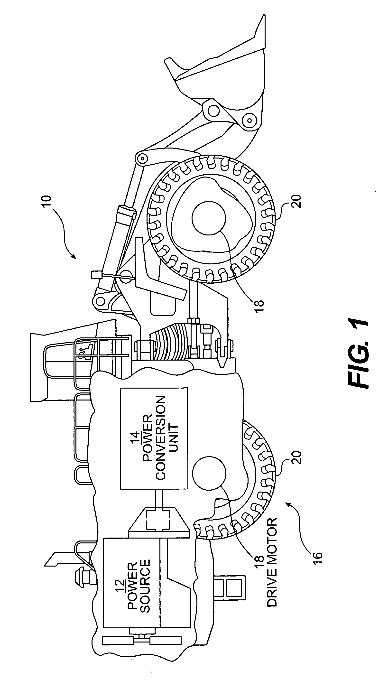Multi-motor drive system for a work machine