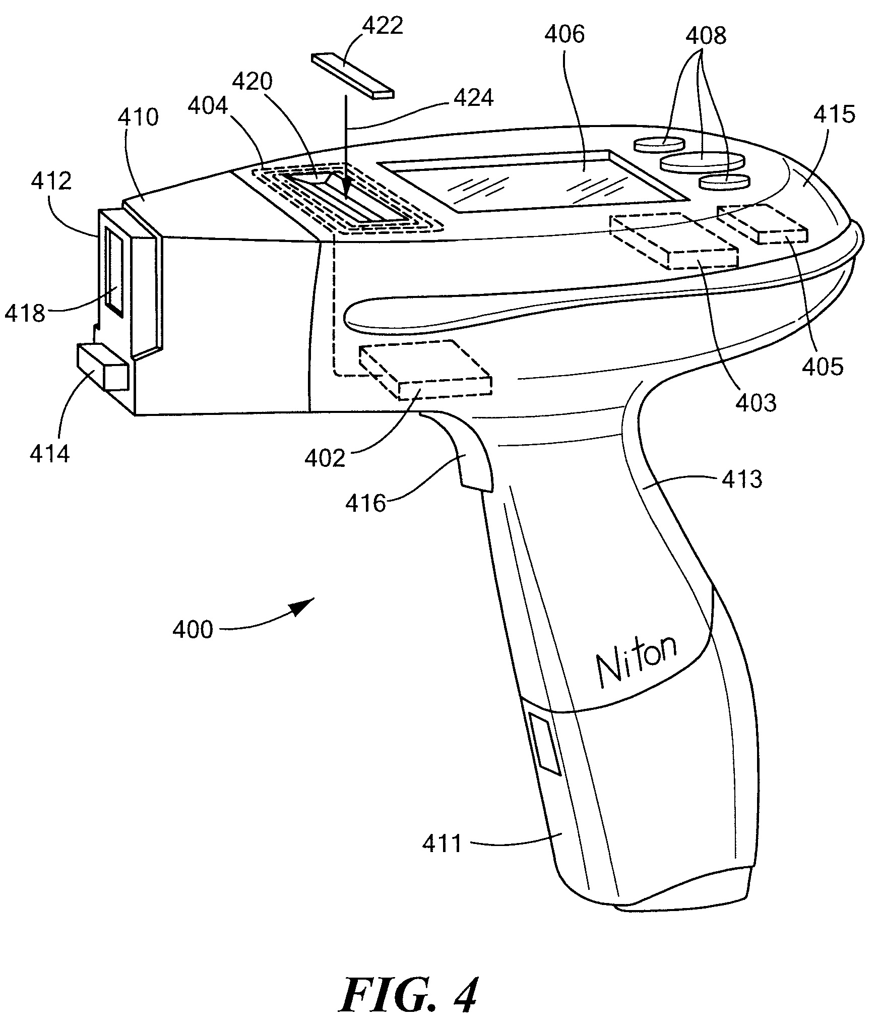 Docking stand for analytical instrument