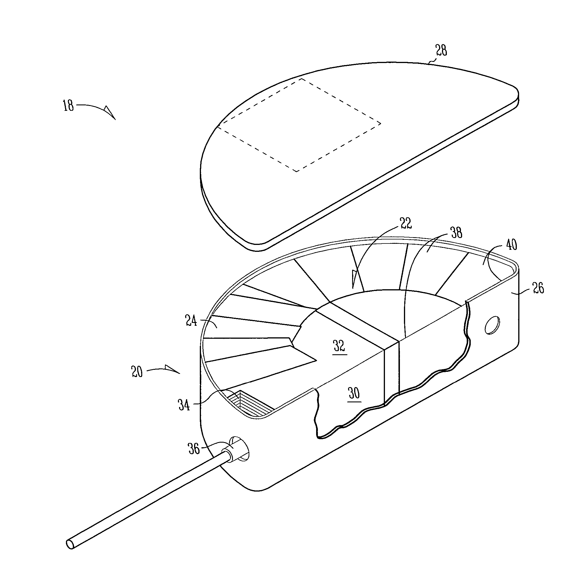 Method of constructing a capacitor stack for a flat capacitor