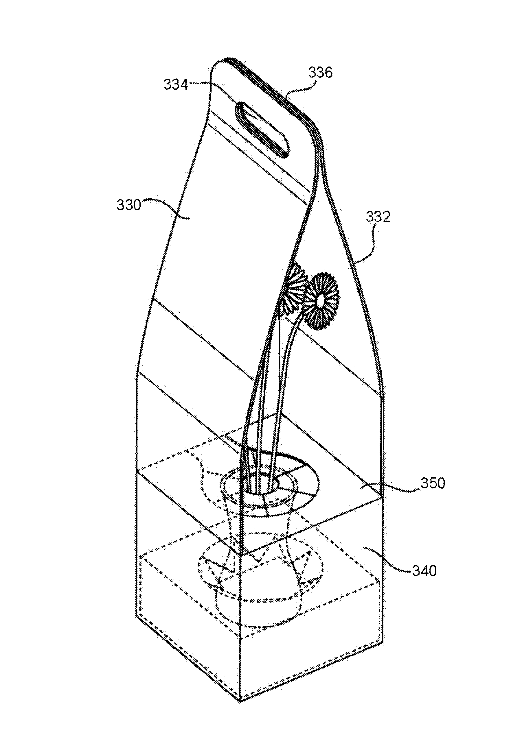 Packaging of horticultural products for transport