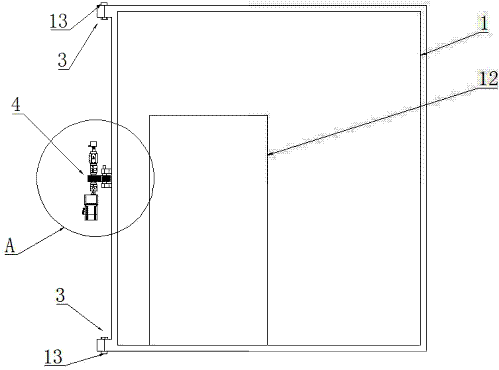 Conversion method and room space conversion structure of indoor space
