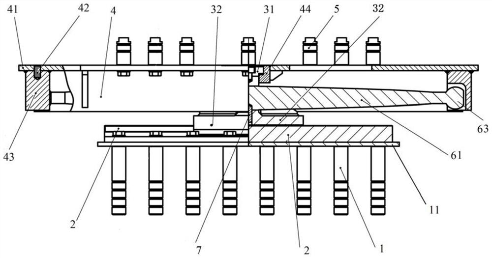 Double-cantilever steel damping device