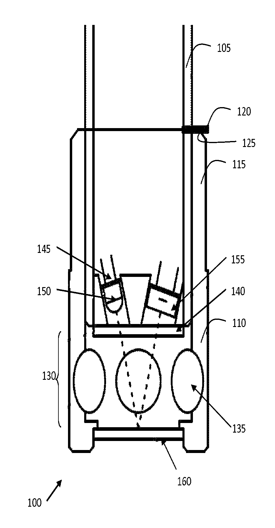 Absorption probe for measuring dissolved organic carbon in an aqueous sample