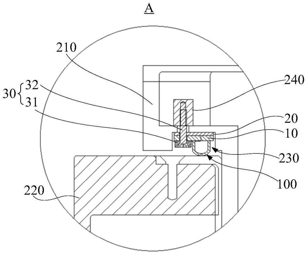 Sealing assembly and storage equipment