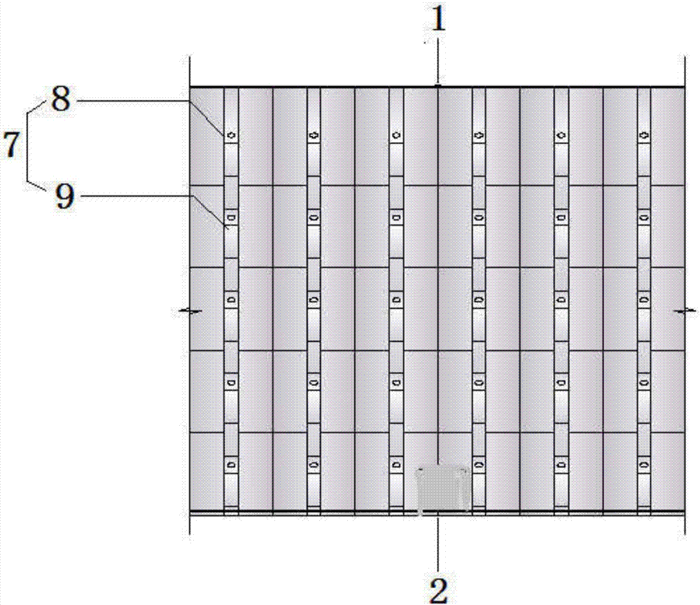 Fabricated point-anchor retaining wall