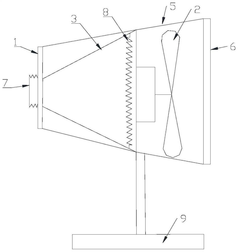 Adjusting air duct, fan and blowing method