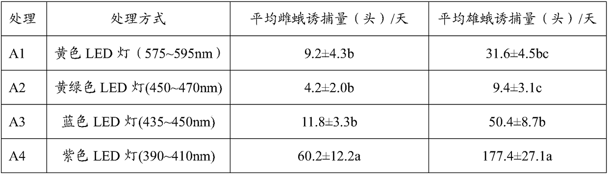 Method for trapping diamond back moths