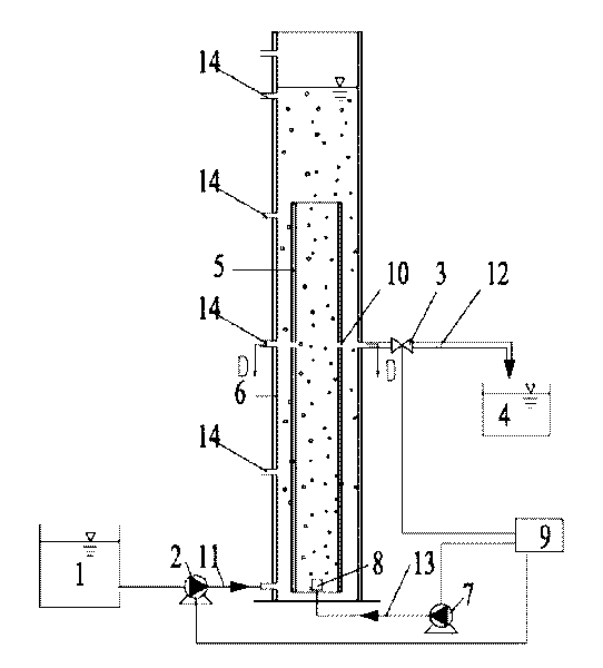 Aerobic granular sludge reactor for treating low-temperature sewage and water treatment method thereof