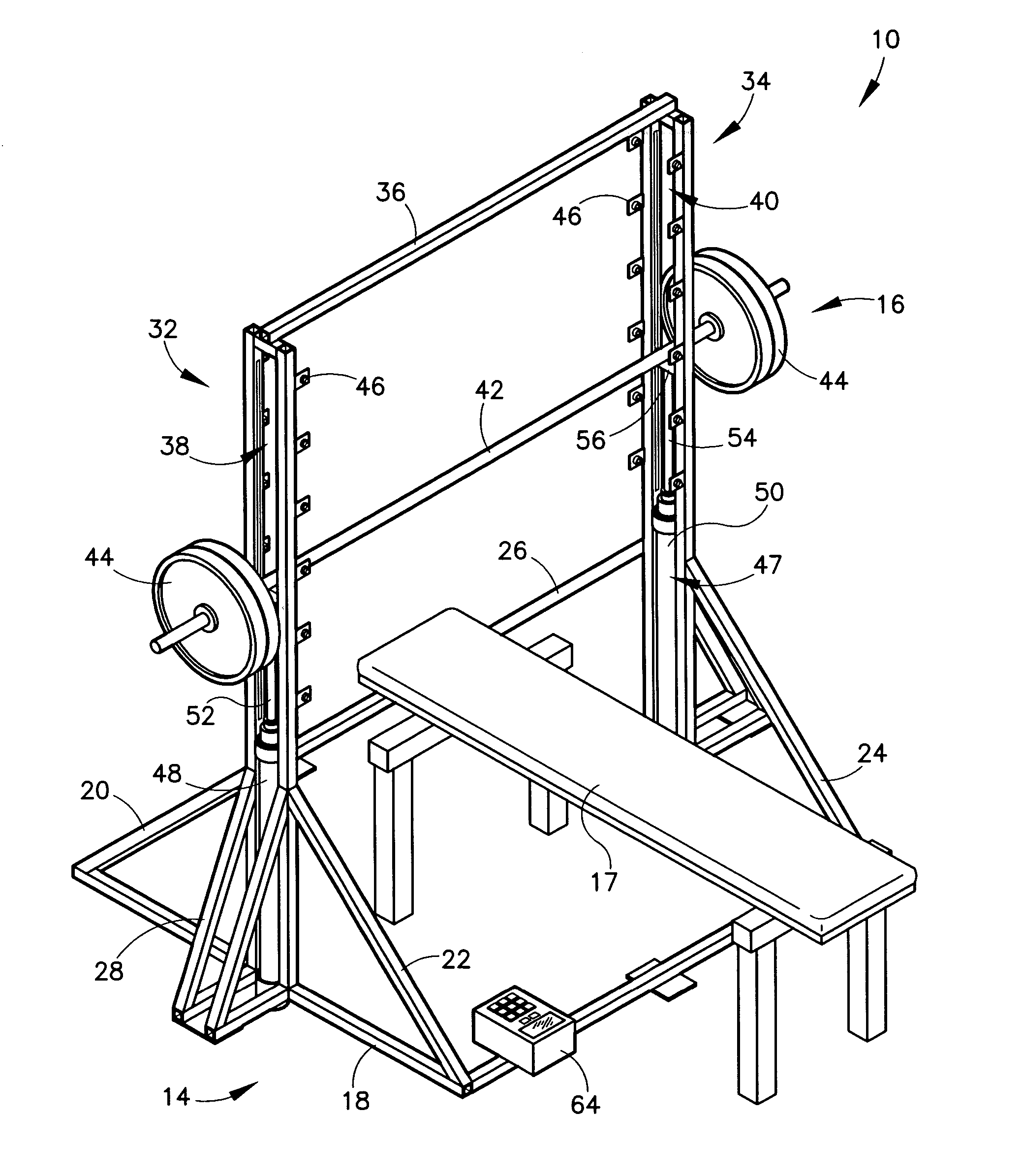 Apparatus and method for facilitating the safe lifting of free weights