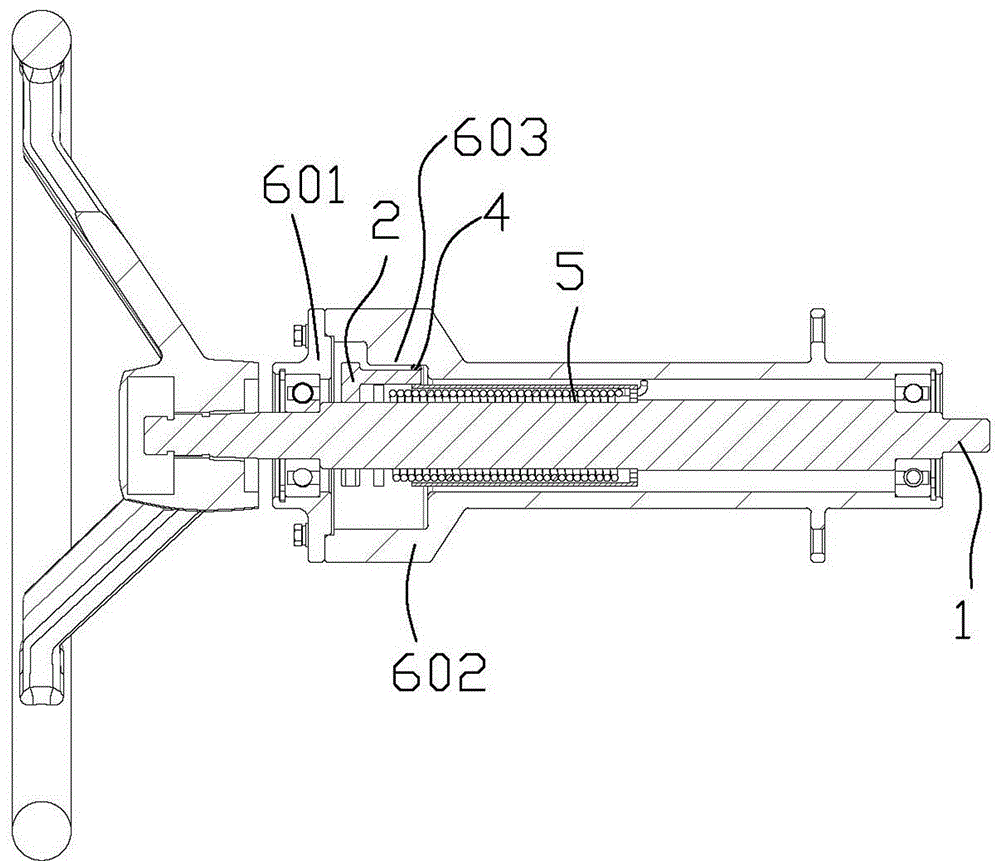 Steering hydraulic device for harvester