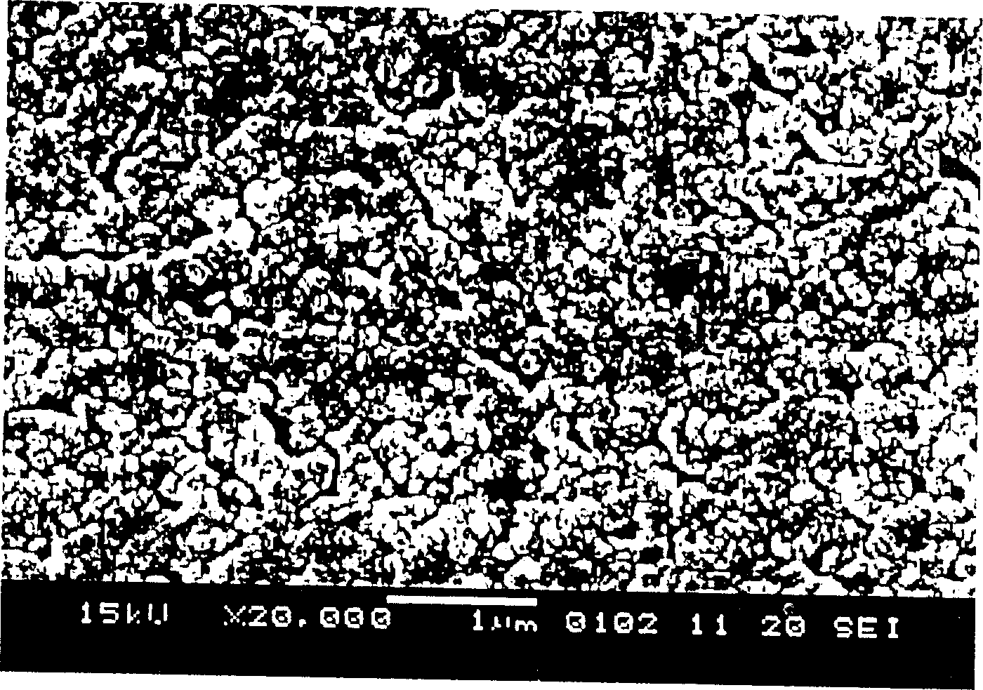 Method for preparing nano grain film biphobic coating by normal pressure medium barrier discharge polymerization