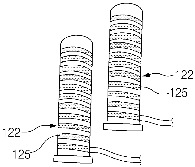 Mold device for hot stamping